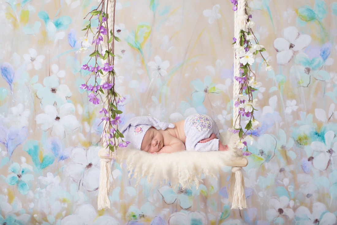 Newborn Baby Girl, Windsor, Fort Collins, Flowers